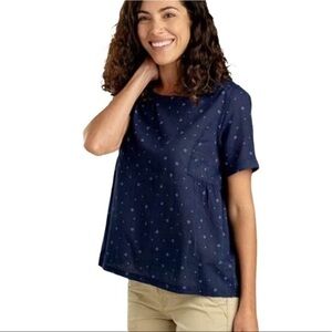 Toad&Co Indigo Swing Top